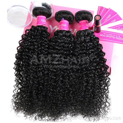 Raw Peruvian Virgin Cuticle Aligned Human Hair Extensions Wholesale Double Draw Curly Human Hair Weave Bundles For Black Women